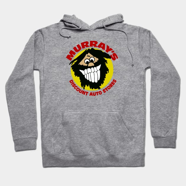 Murray's Discount Auto Hoodie by Colonel JD McShiteBurger